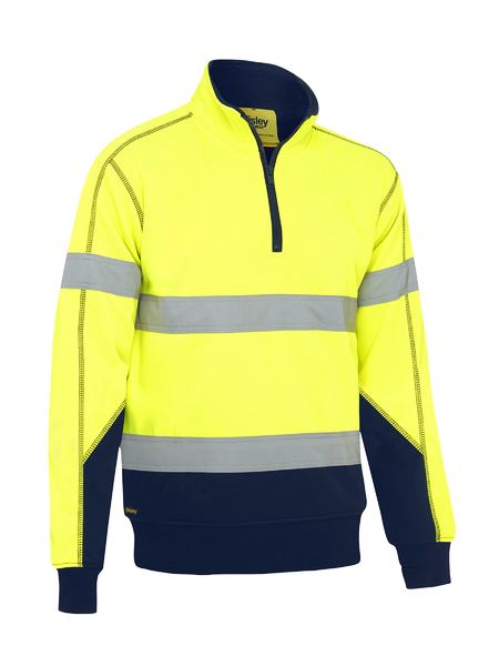 Bisley Taped Hi Vis Fleece Pullover With Sherpa Lining -(BK6987T)