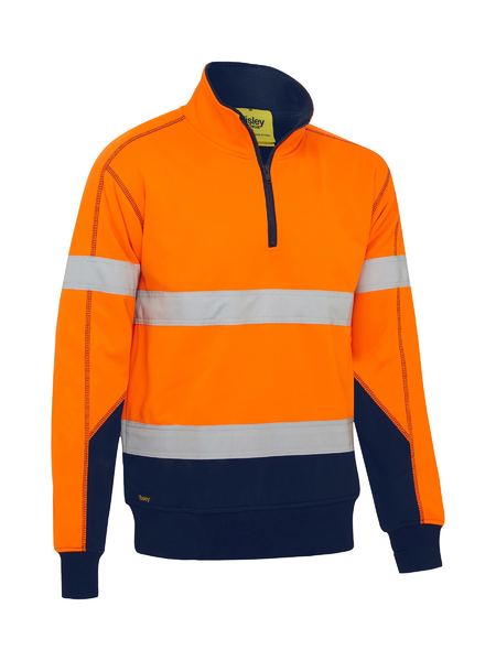 Bisley Taped Hi Vis Fleece Pullover With Sherpa Lining -(BK6987T)