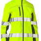 Bisley Womens Taped Two Tone Hi Vis Soft Shell Jacket (BJL6059T)