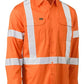 Bisley Taped X Back Cool Lightweight HI VIS Drill Shirt(BS6166XT)