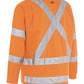 Bisley Taped X Back Cool Lightweight HI VIS Drill Shirt(BS6166XT)