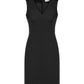 Biz Corporate Womens Cool Stretch Sleeveless V-Neck Dress (30121)