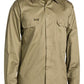 Bisley Cool Lightweight Drill Shirt - Long Sleeve-(BS6893)