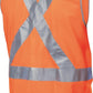 DNC Day & Night Cross Back Safety Vest with Tail (3802)
