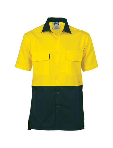 DNC HiVis 3 Way Cool-Breeze Cotton S/S Shirt (3937)