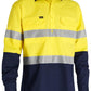 Bisley X Airflow™ Closed Front Taped Hi Vis Ripstop Shirt (BSC6415T)