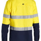 Bisley X Airflow™ Closed Front Taped Hi Vis Ripstop Shirt (BSC6415T)