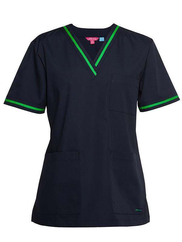 JB's  Ladies Contrast Scrubs Top (4SCT1)