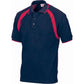 DNC Mens Poly/Cotton Contrast Raglan Panel Polo (5243)