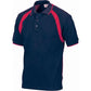 DNC Kids Poly/Cotton Contrast Raglan Panel Polo (5248)