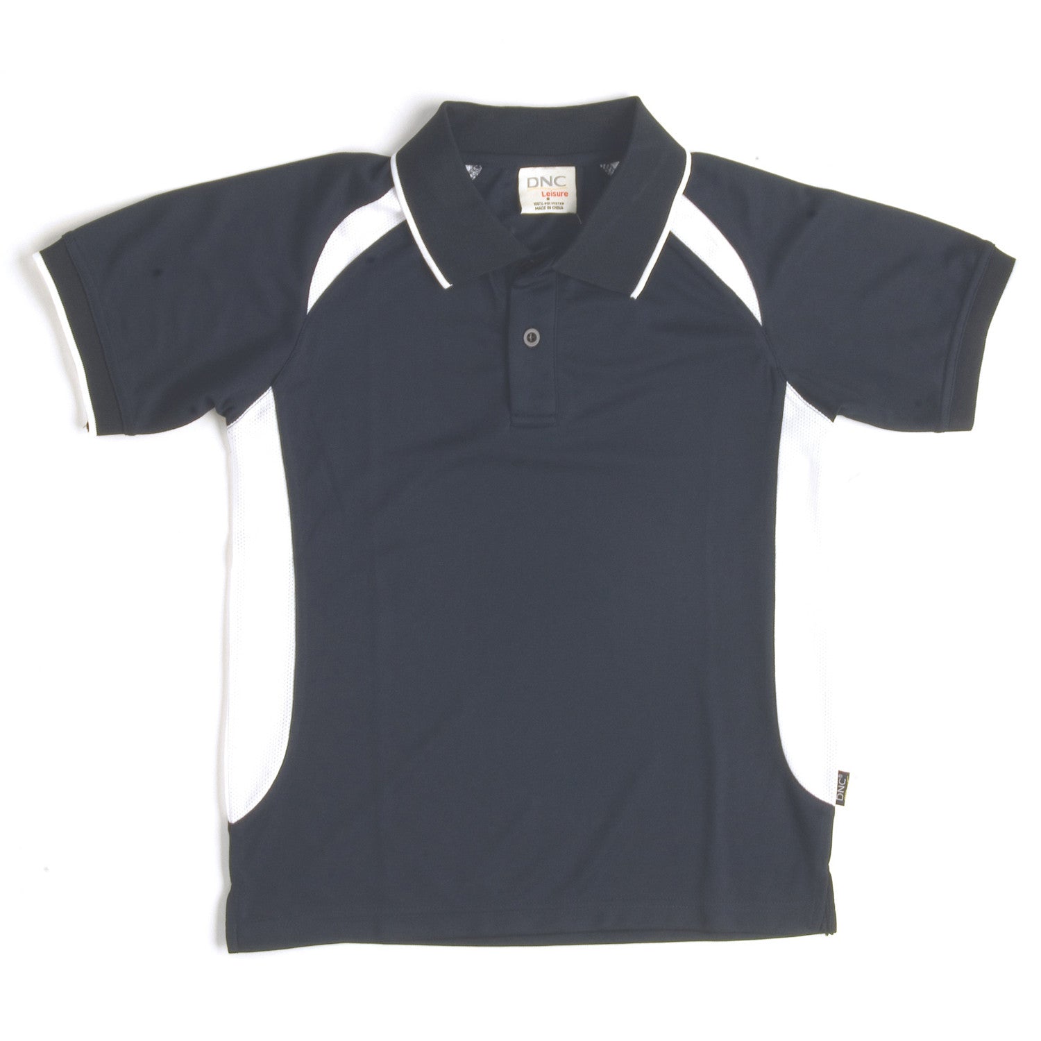 DNC Kids Air Flow Contrast Raglan Mesh Polo (5263)
