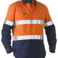 Bisley Taped Two Tone Hi Vis Recycled Drill Shirt (BS6996T)