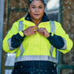 Bisley Women's H Taped Two Tone Hi Vis Rain Jacket - (BJL6966T)
