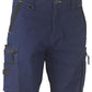 Bisley Flex & Stretch Utility Zip Cargo Short (BSHC1330)