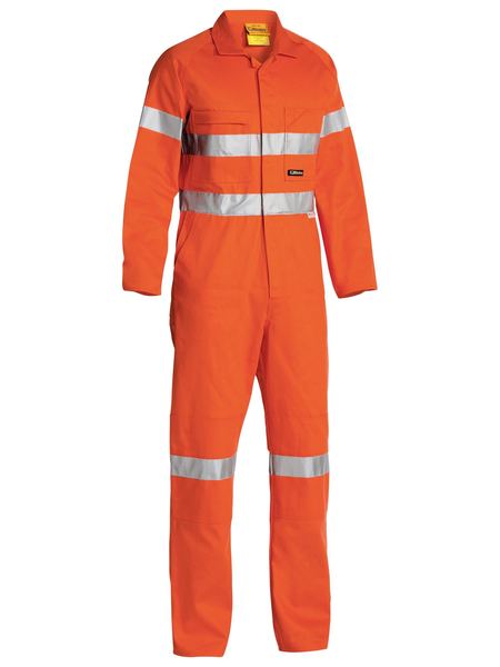 Bisley Hi Vis Coveralls 3m Reflective Tape-(BC607T8)