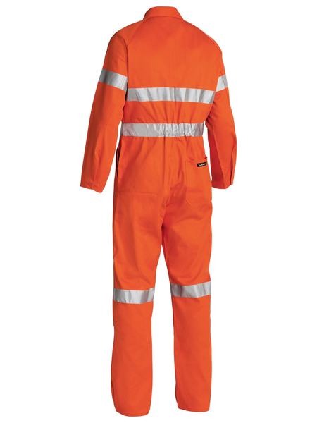 Bisley Hi Vis Coveralls 3m Reflective Tape-(BC607T8)