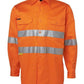 JB's 6HDNL Hi Vis (D+N) Long Sleeve 190g Shirt With Tape - Adults (6HDNL)