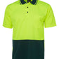 JB's Adults Hi Vis  Non Cuff Traditional Polo 2nd Color (6HVNC)