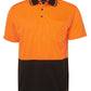 JB's Adults Hi Vis  Non Cuff Traditional Polo 2nd Color (6HVNC)