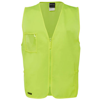 JB'S HI VIS Zip Safety Vest (6HVSZ)