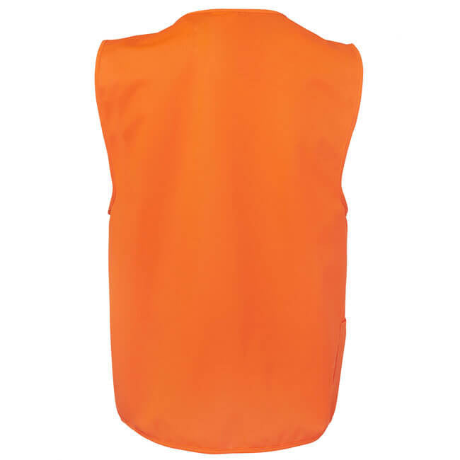 JB'S HI VIS Zip Safety Vest (6HVSZ)