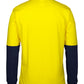 JB's Hi Vis L/S Crew Neck Cotton T-Shirt (6HVTN)