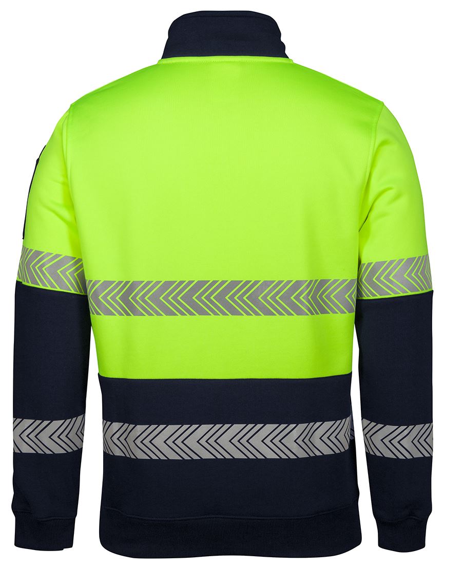 JB'S Hi Vis ½ Zip Segmented Tape Fleece (6HZS)