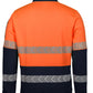 JB'S Hi Vis ½ Zip Segmented Tape Fleece (6HZS)