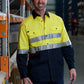 Jb's Hi Vis Long Sleeve (D+N) 150g Work Shirt - Adults (6DNWL)