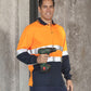 Jb's Hi Vis L/s (d+n) Cotton Back Polo - Adults (6HMCB)