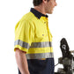 JB's Hi Vis (D+N) Short Sleeve 190g Shirt - Adults (6HSS)