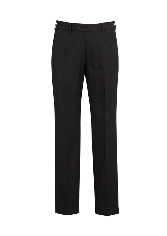 Biz Corporate Mens Cool Stretch Flat Front Pant (70112R)