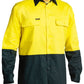 Bisley 2 Tone Hi Vis Drill Shirt - Long Sleeve-(BS6267)