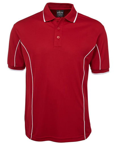 JB's Adults Podium Short Sleeve Piping Polo 3rd (5 Colour) (7PIP)