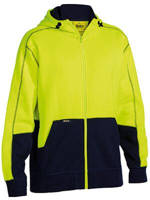 Bisley Hi Vis Fleece Hoodie-(BK6819)