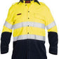 Bisley Tencate Tecasafe® Plus Taped 2 Tone Hi Vis Fr Vented Long Sleeve Shirt-(BS8082T)