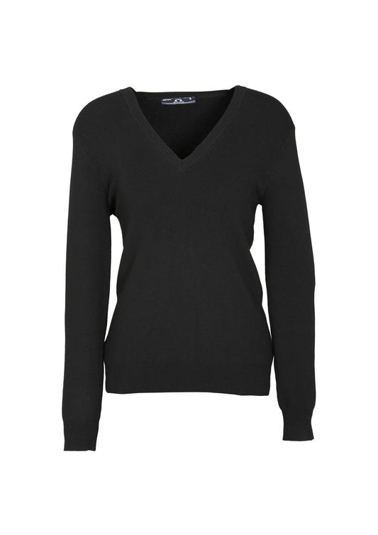 Biz Collection Womens V-Neck Knit Pullover (LP3506)
