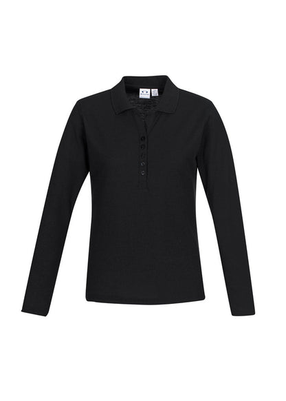 Biz Collection Womens Crew L/S Polo (P400LL)