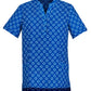 Biz Care Womens Florence Daisy Print Tunic (CS950LS)-ElectricBlue