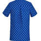 Biz Care Womens Florence Daisy Print Tunic (CS950LS)-ElectricBlue