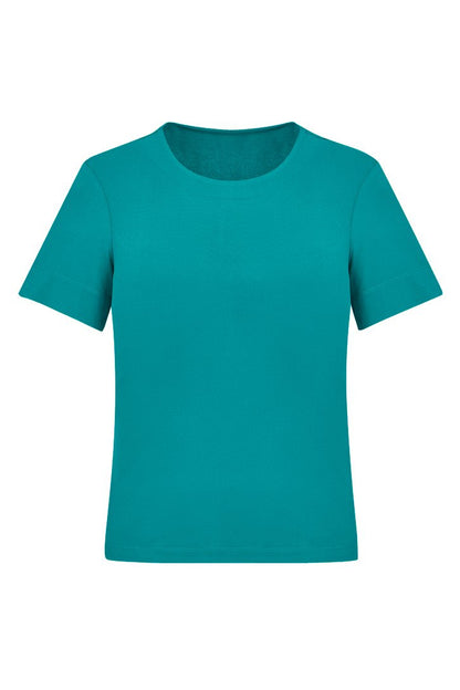 Biz Care Womens Marley Short Sleeve Jersey Top (CS952LS)