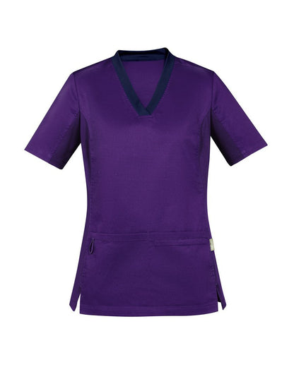 Biz Care Womens Riley V-neck Scrub Top (CST043LS)