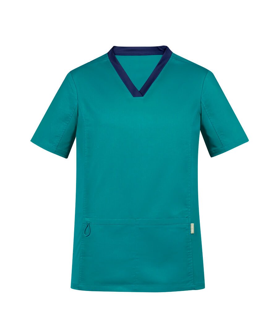 Biz Care Mens Riley Stretch Scrub Top (CST043MS)