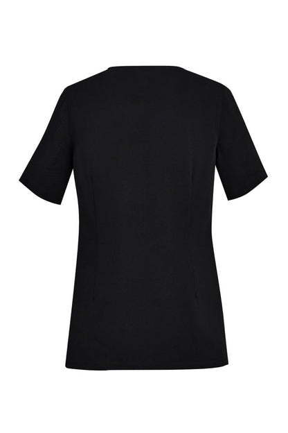 Biz Care Womens Tailored Fit Round Neck Scrub Top CST942LS