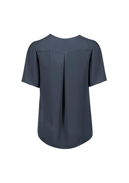Biz Corporate Vienna Womens Short Sleeve Blouse (RB261LS)