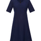 Biz Corporate Womens Siena Extended Short Sleeve Dress (RD974L)