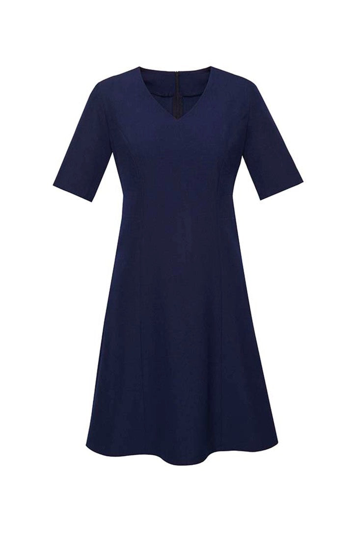 Biz Corporate Womens Siena Extended Short Sleeve Dress (RD974L)