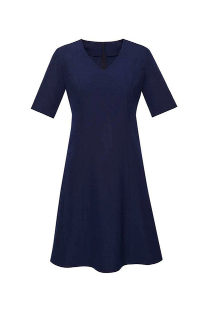 Biz Corporate Womens Siena Extended Short Sleeve Dress (RD974L)