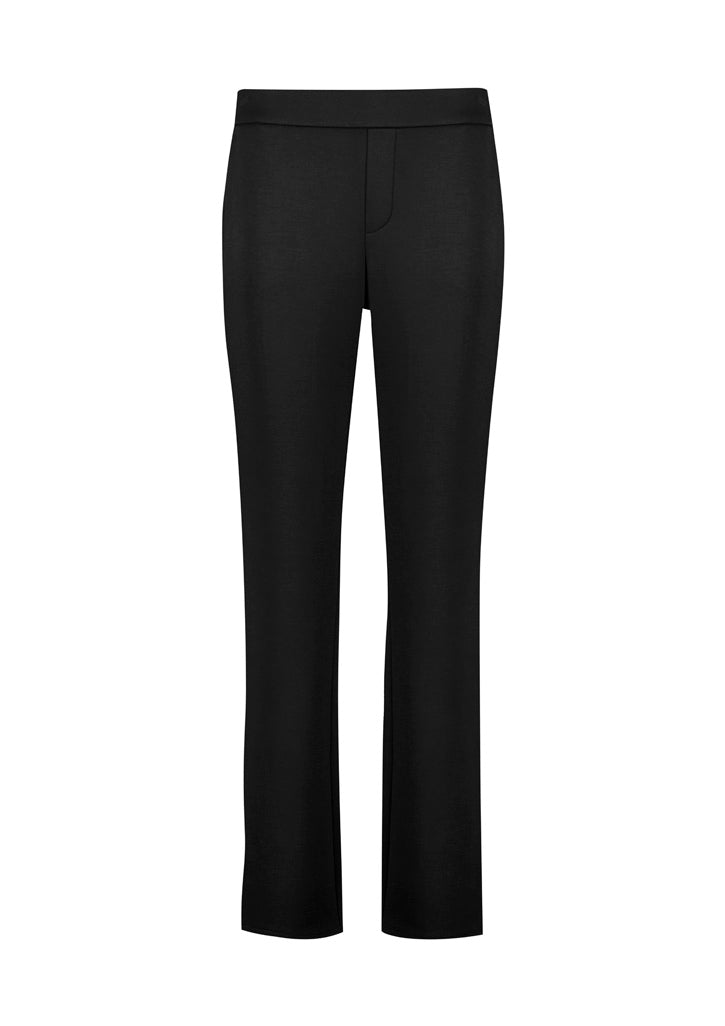 Biz Corporate Scuba Ponte Womens Mid-rise Pull on Pant (RGP304L)