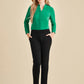 Biz Corporate Scuba Ponte Womens Mid-rise Pull on Pant (RGP304L)